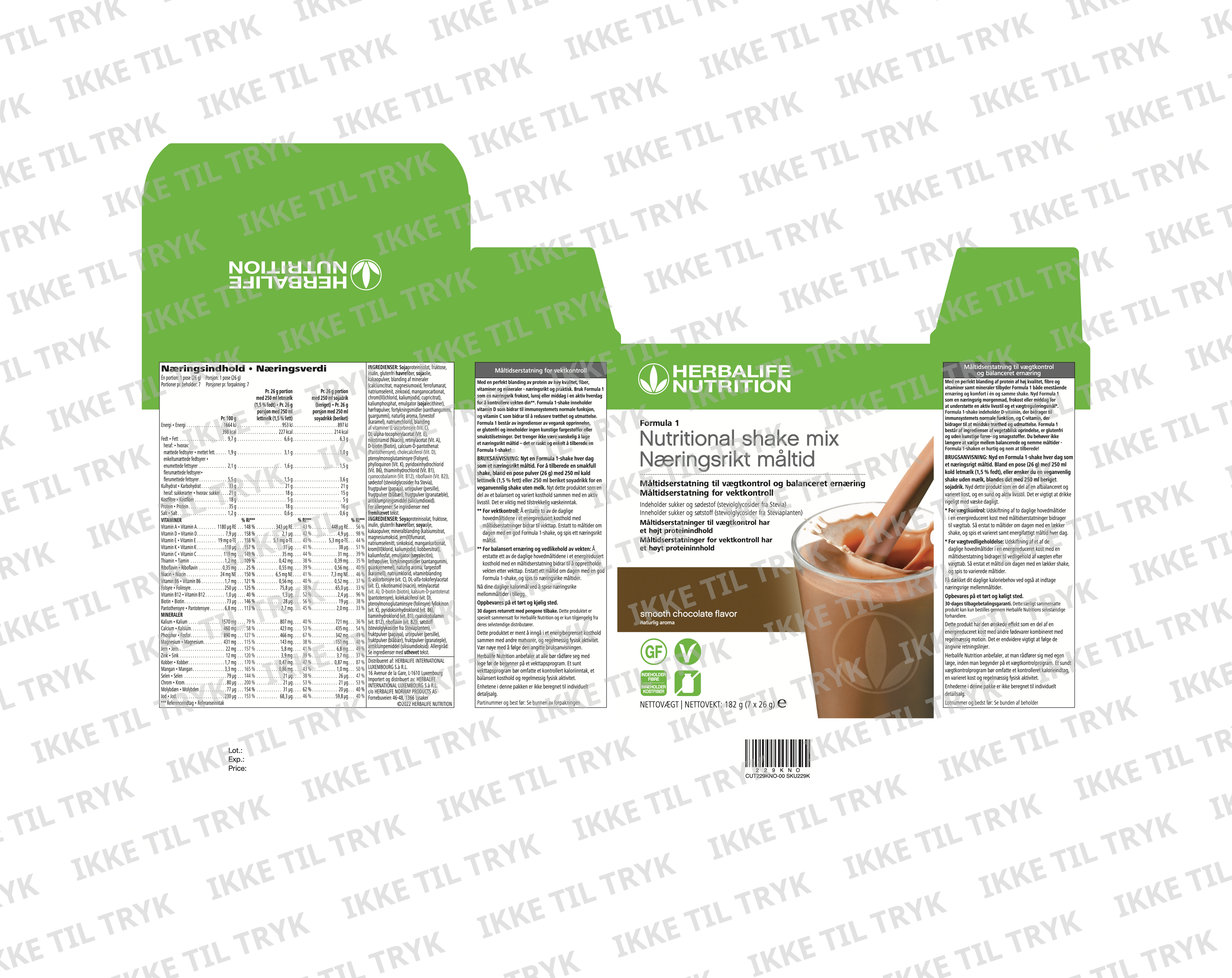 Formula 1 - Chocolate, bags (7pcs)