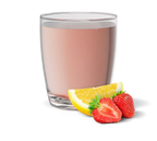 Collagen pulver blandet i drik