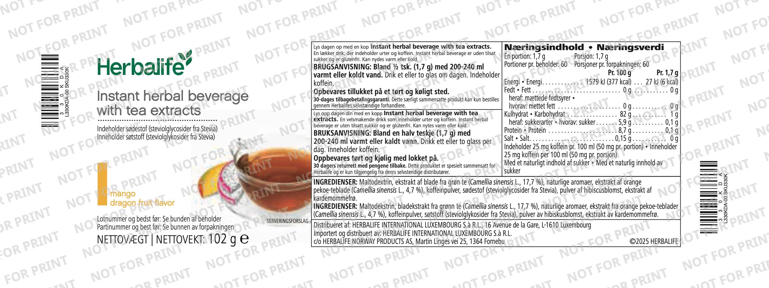 Herbalife Instant Urte-Te