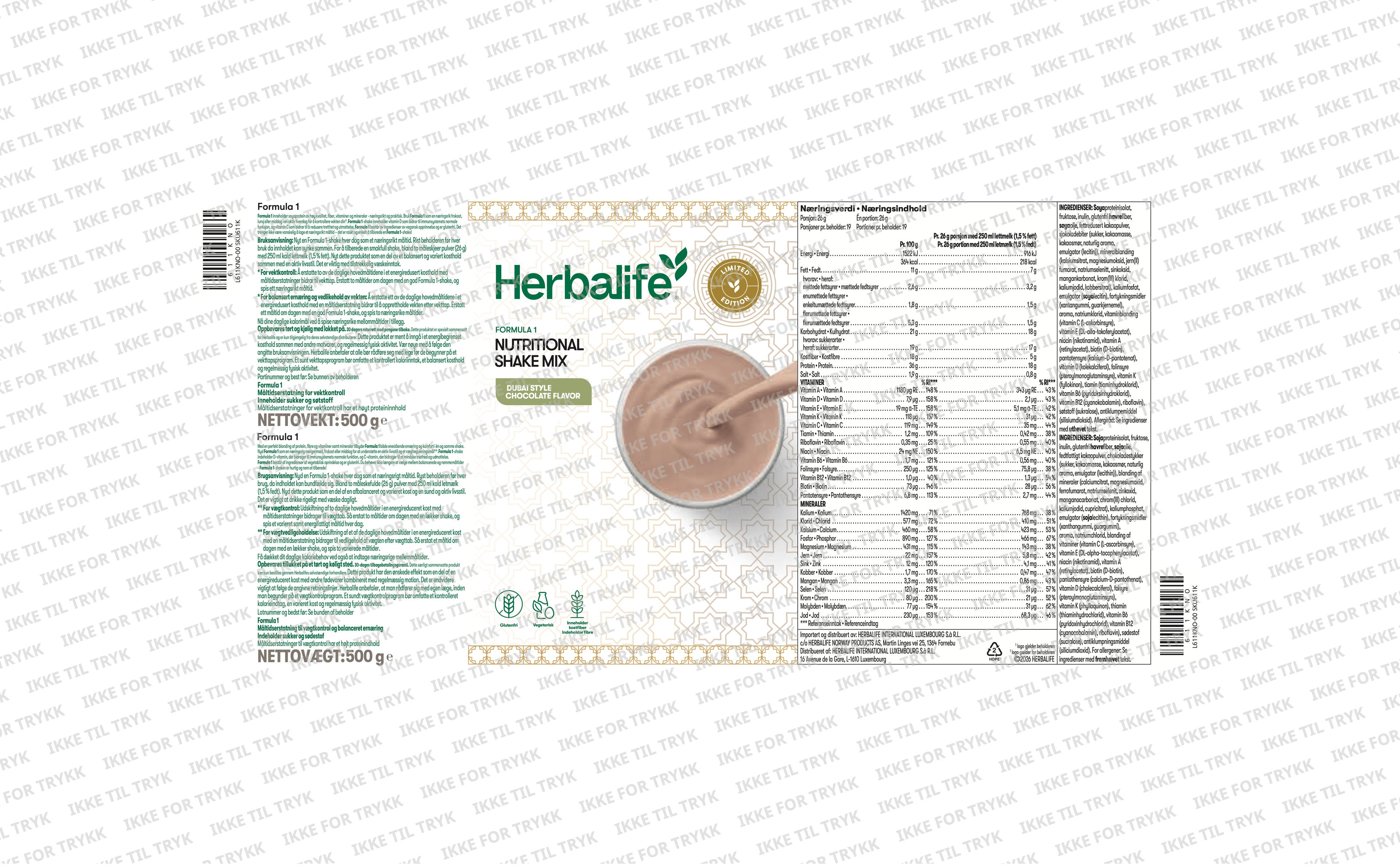 Formula 1 Shakemix