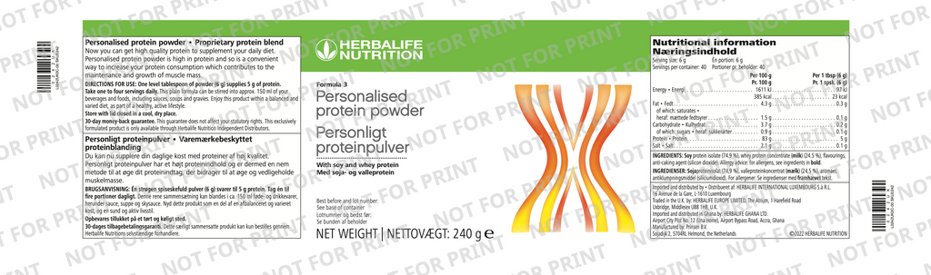 Formuła 3 Personal Protein Powder