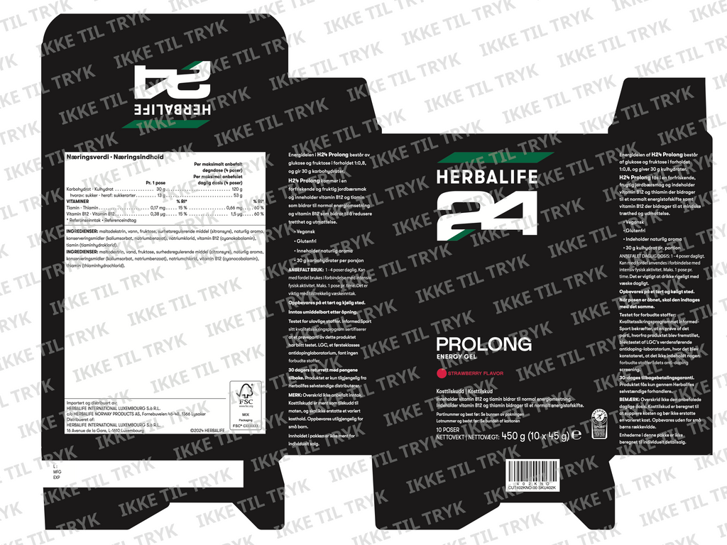 H24 Prolong Energy Gel